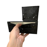 ANNAK エンボスハンドペイントレザー コンパクト折り紙ウォレット