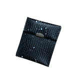 ANNAK エンボスハンドペイントレザー コンパクト折り紙ウォレット