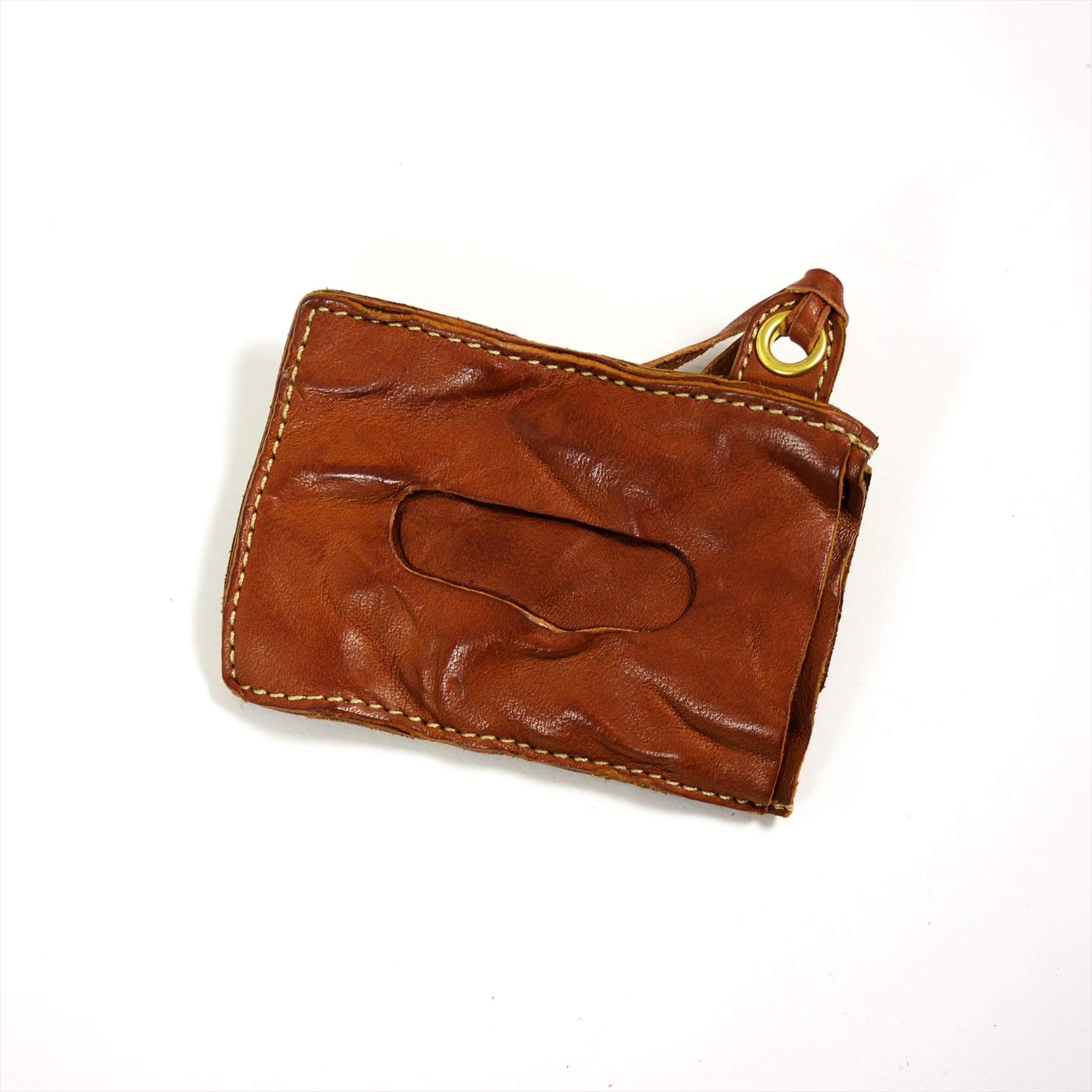 annak ウォッシュパスケース ベージュ