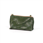 annak マチ付ハンドウォッシュミニショルダー グリーン