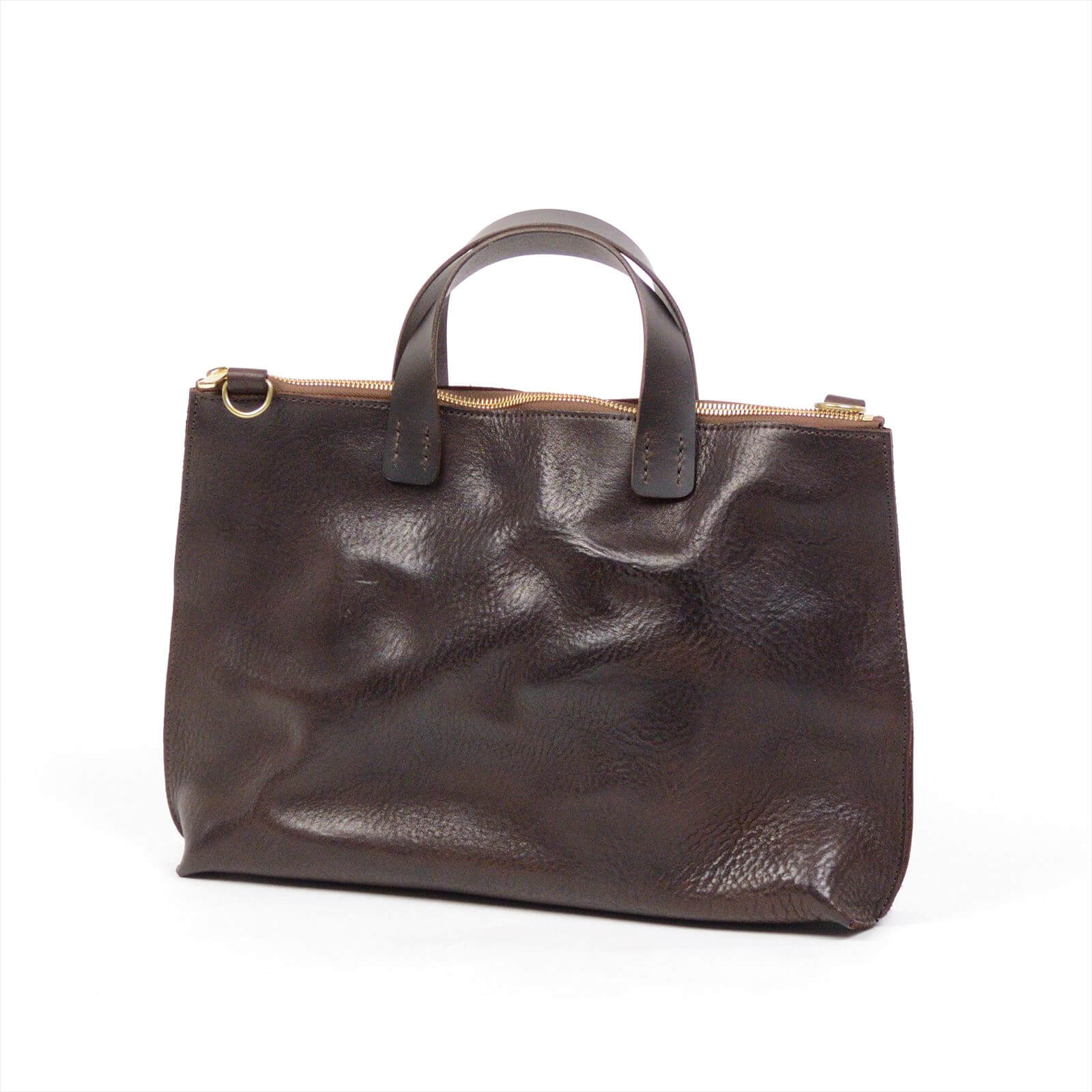 annak ブリーフ2WAYハンドウォッシュバッグ ダークブラウン