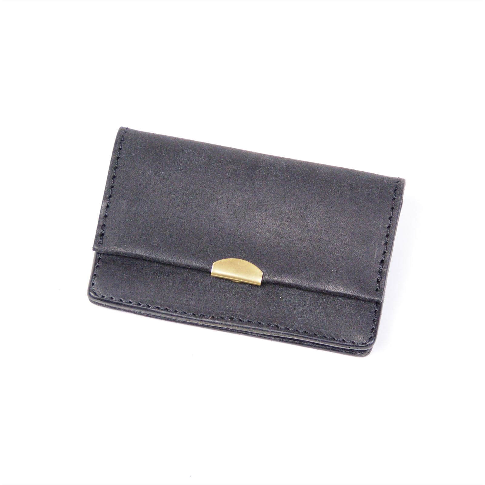 annak プエブロレザー名刺入れ ブラック