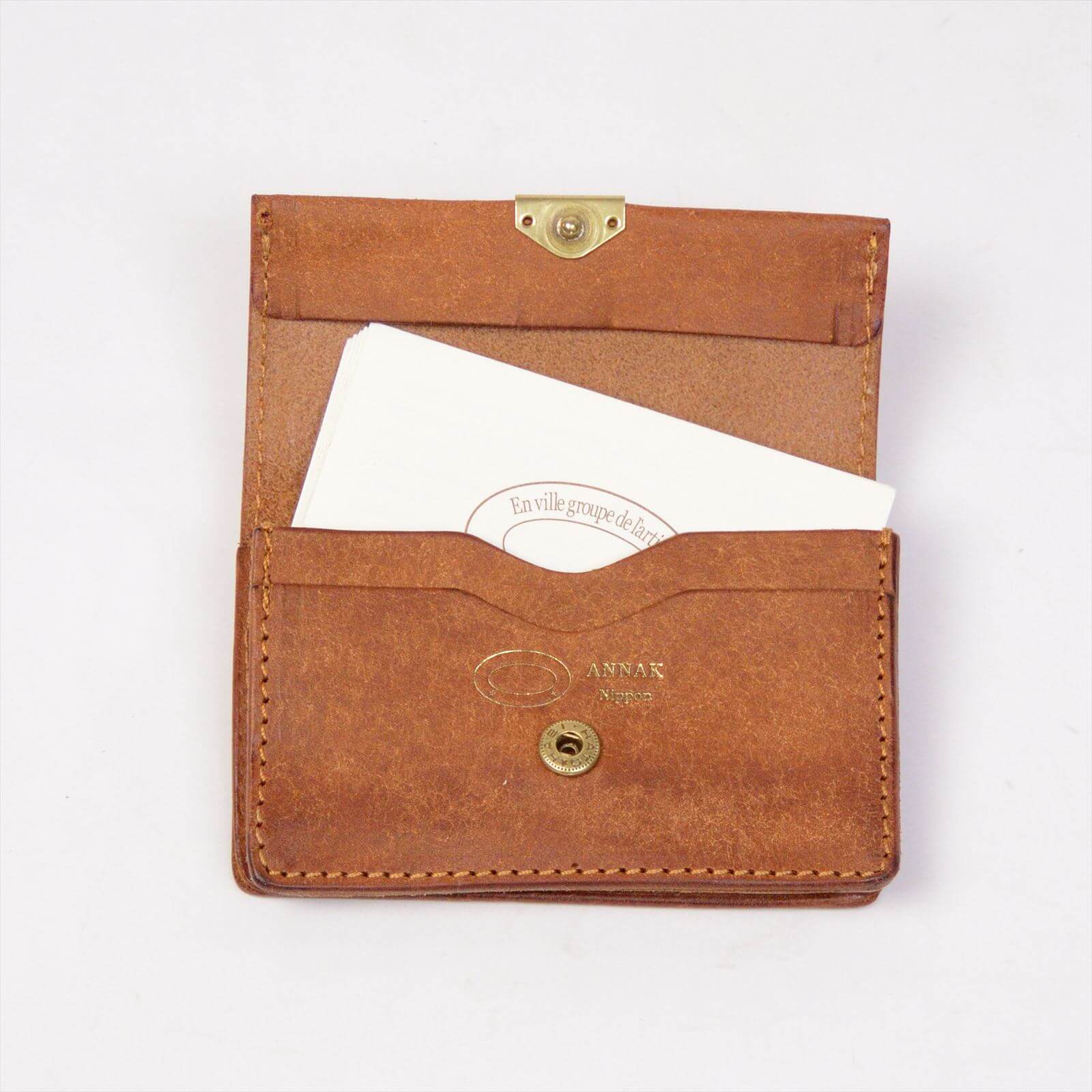 annak プエブロレザー名刺入れ