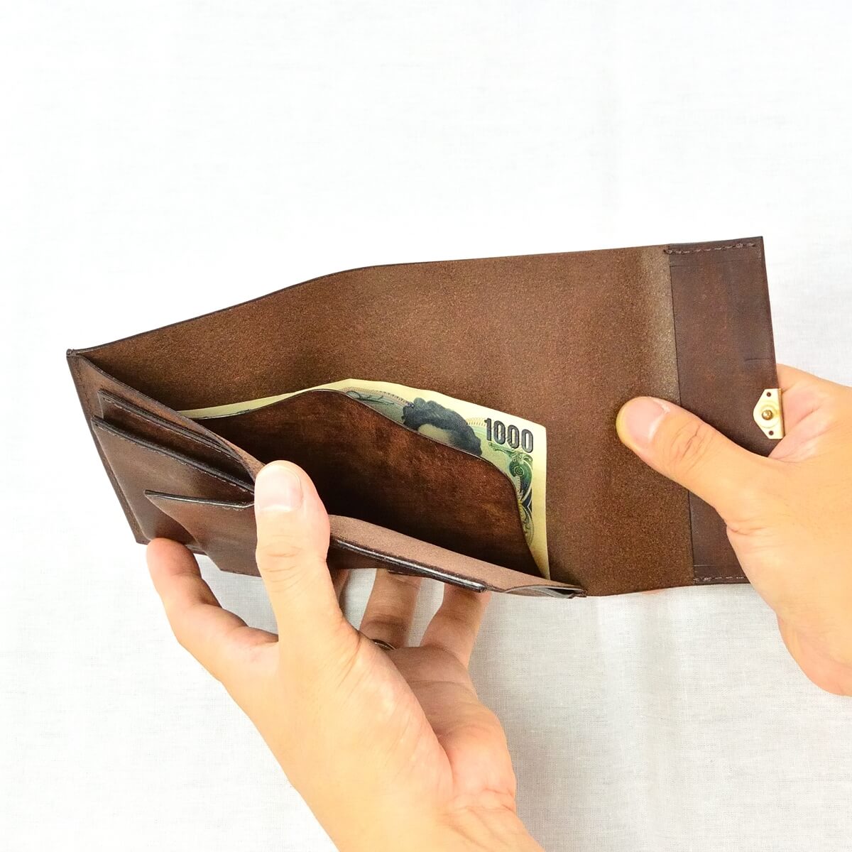 annak プエブロレザー3つ折りウォレット