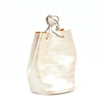 annak 巾着ショルダーバッグ シルバー