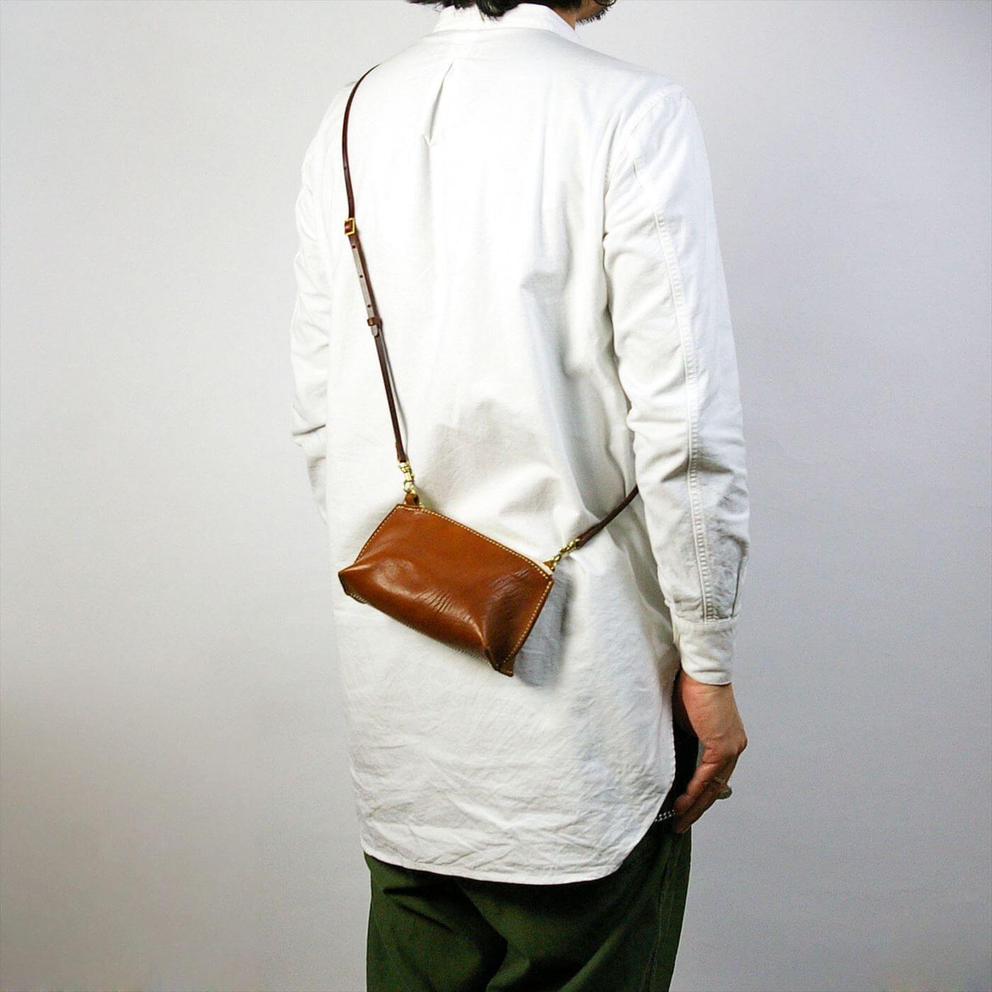 annak マチ付ハンドウォッシュミニショルダー