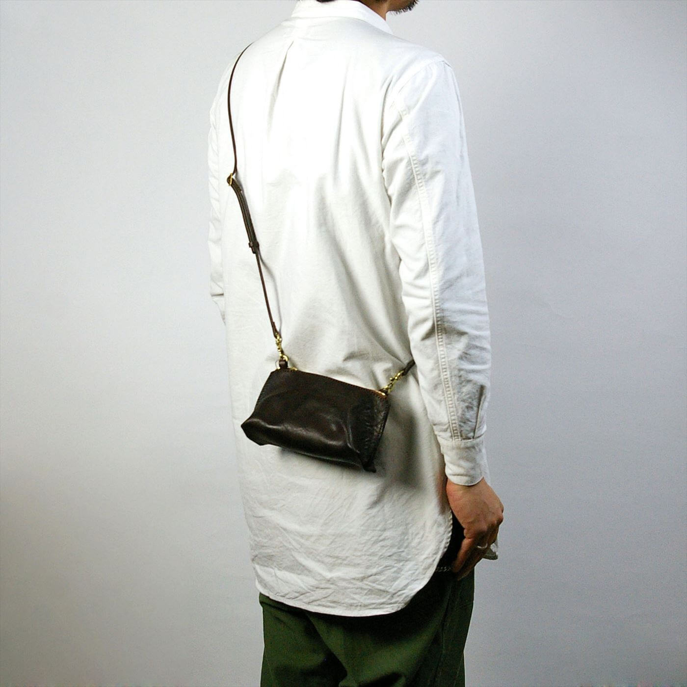 annak マチ付ハンドウォッシュミニショルダー