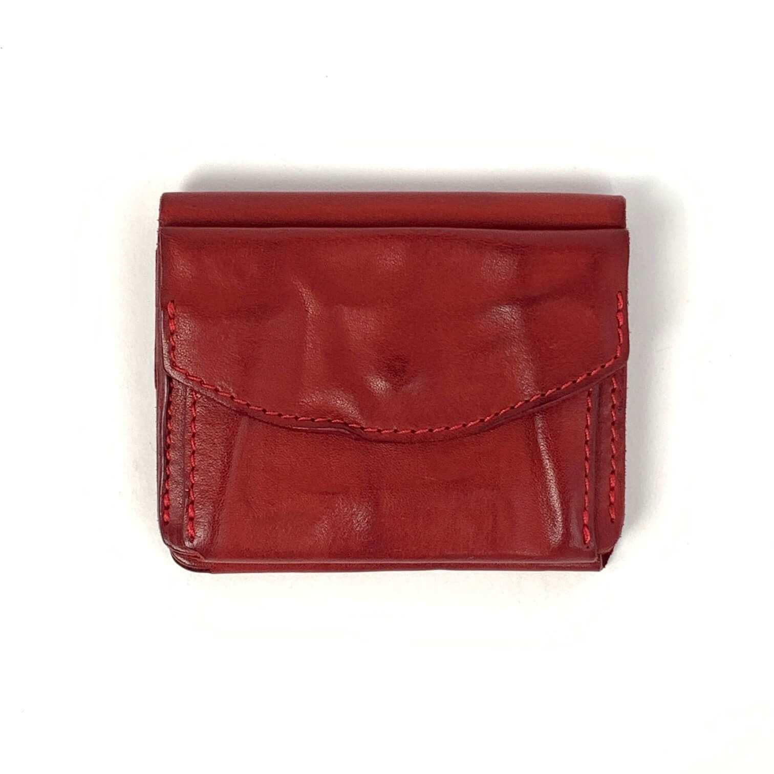 annak ハンドウォッシュコンパクト2つ折り財布 レッド