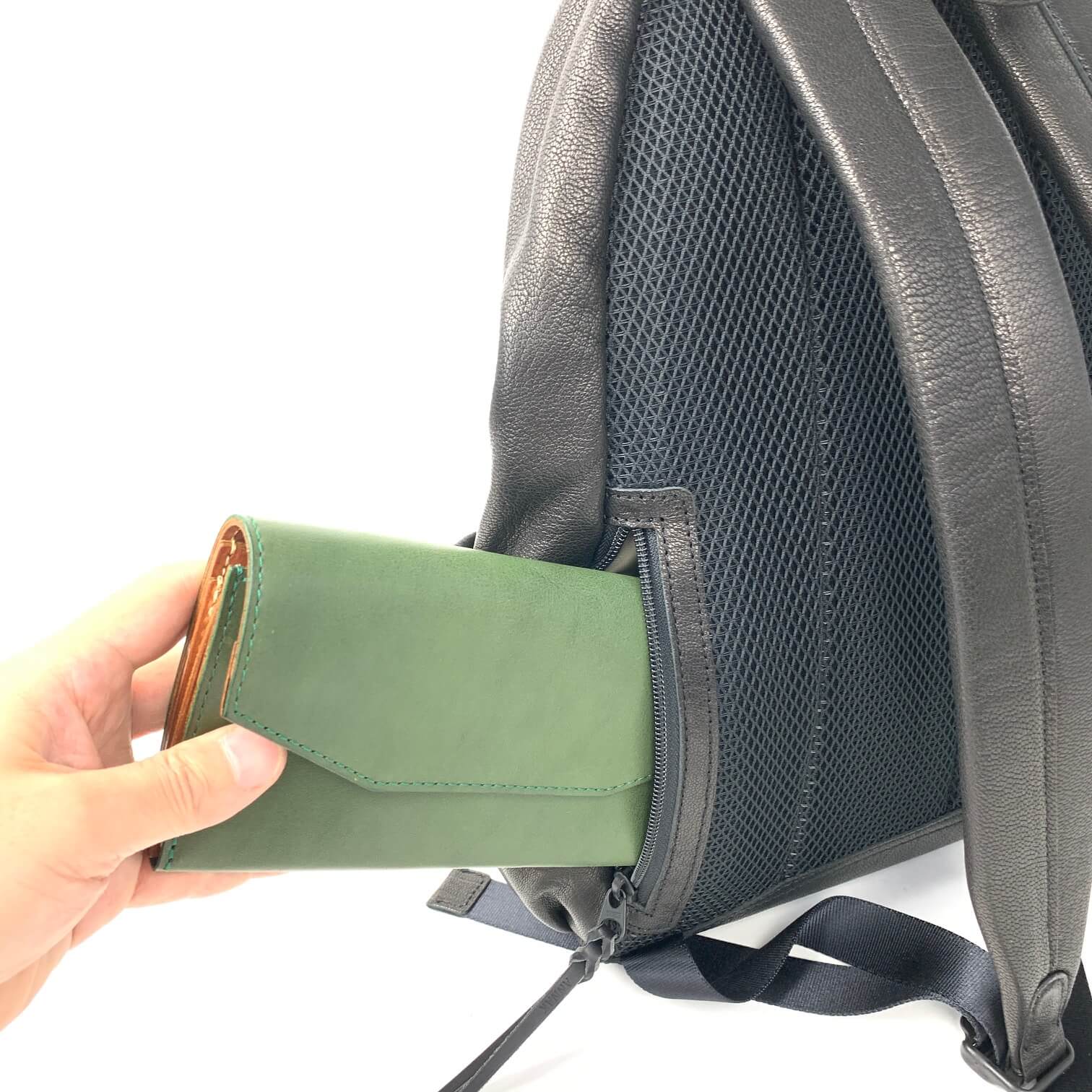 annak ゴートレザーリュック