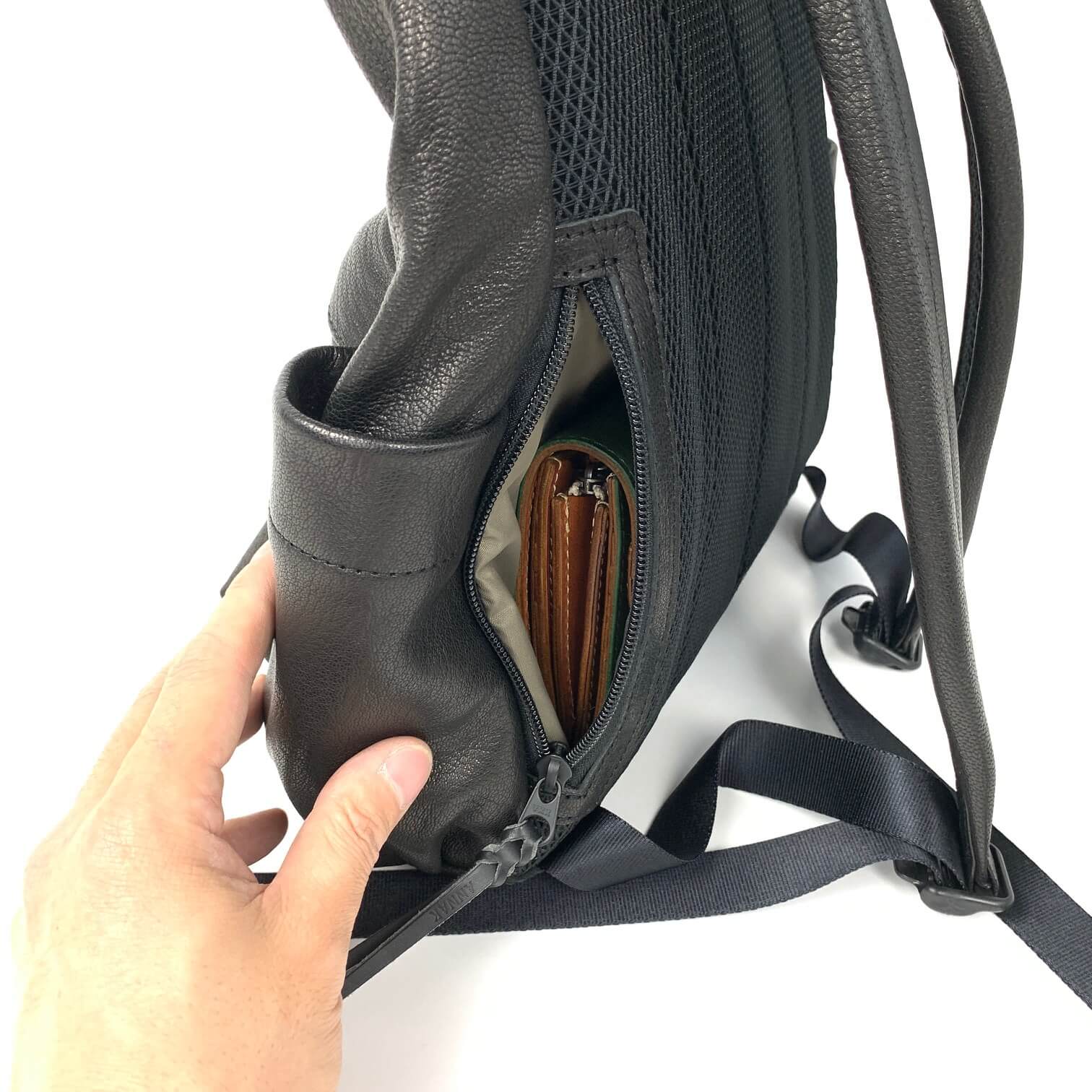 annak ゴートレザーリュック