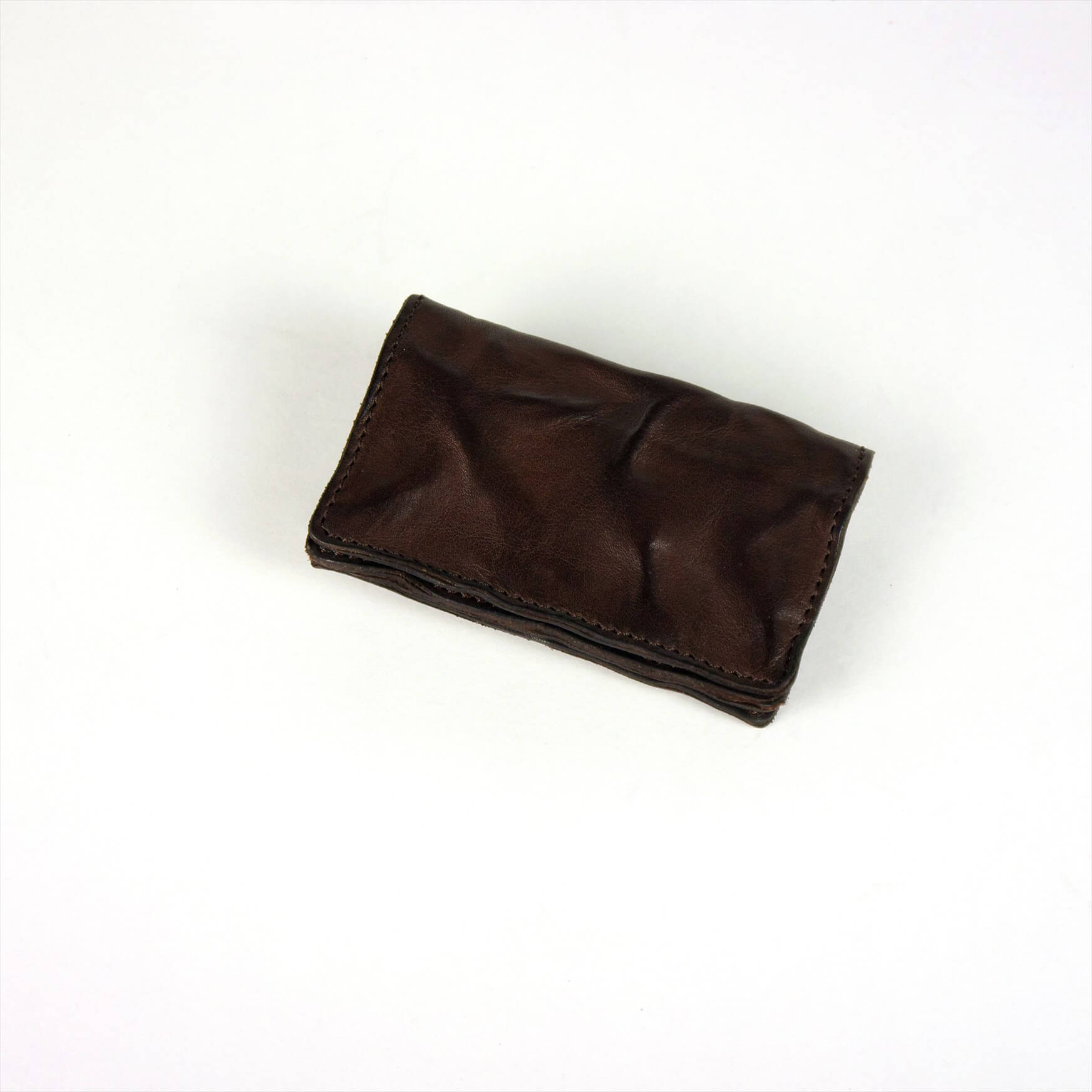 annak ウォッシュ名刺入れ ダークブラウン