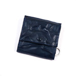 annak 外小銭リング付3つ折りハンドウォッシュ財布 ネイビー