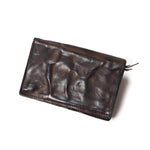 annak ミドルサイズハンドウォッシュ財布 ダークブラウン