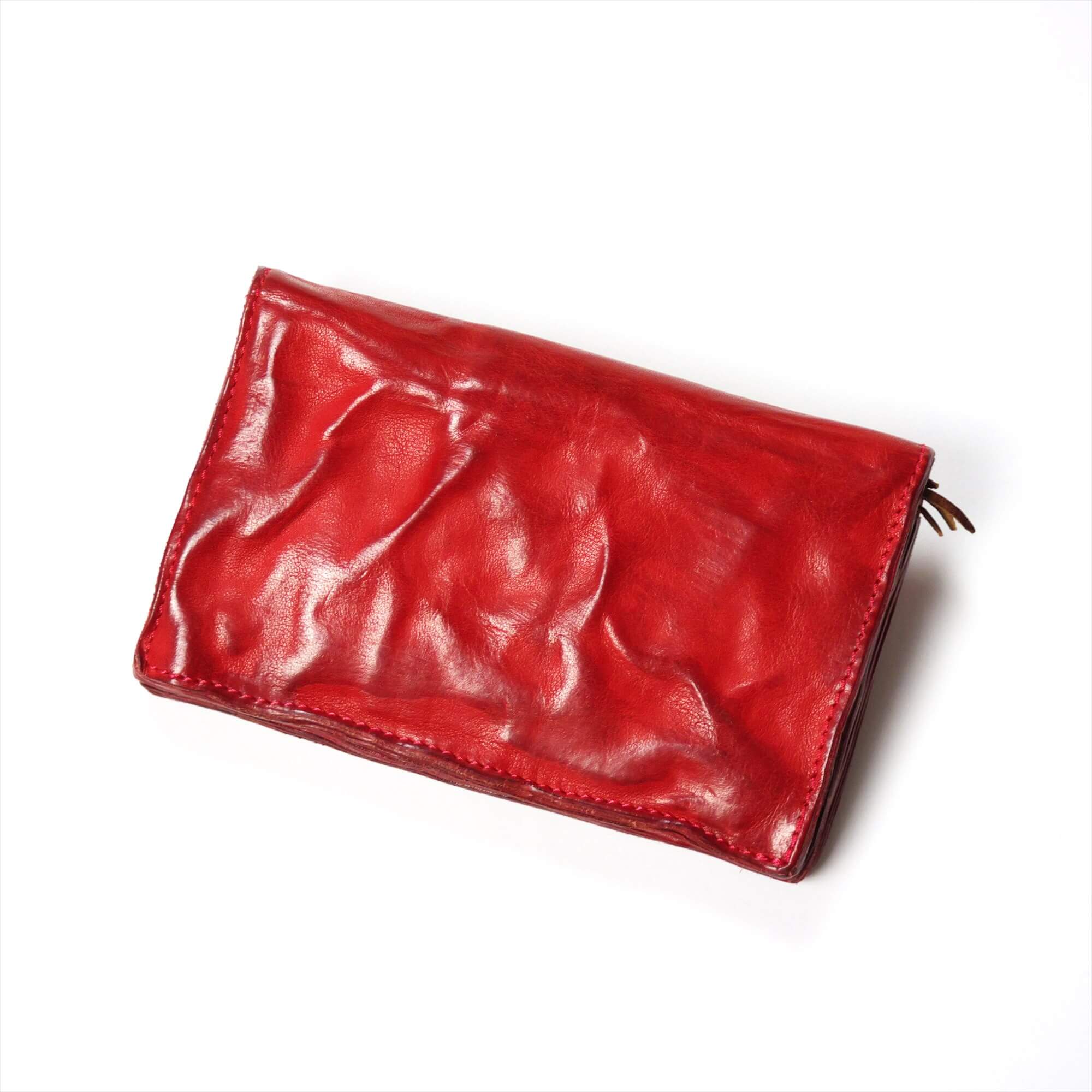 annak ミドルサイズハンドウォッシュ財布 レッド