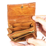 annak フラップ付ハンドウォッシュ2つ折り蛇腹財布