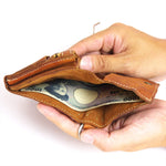 annak フラップ付ハンドウォッシュ2つ折り蛇腹財布