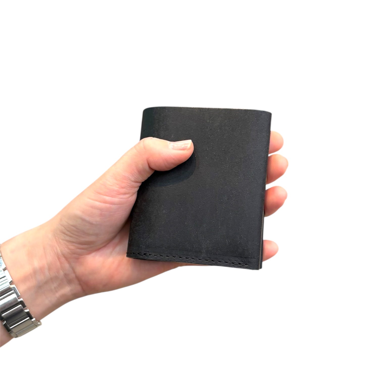 ANNAK Amanda 油皮緊湊型圓形拉鍊錢包