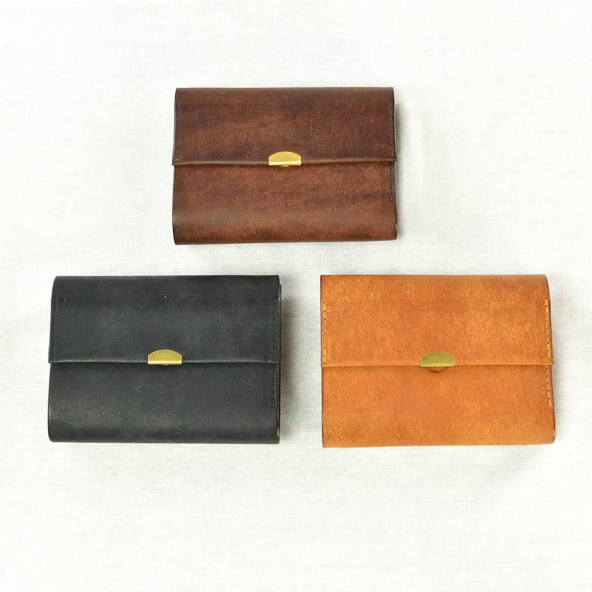 レディースfiglondon leather wallet （F コゲチャ）