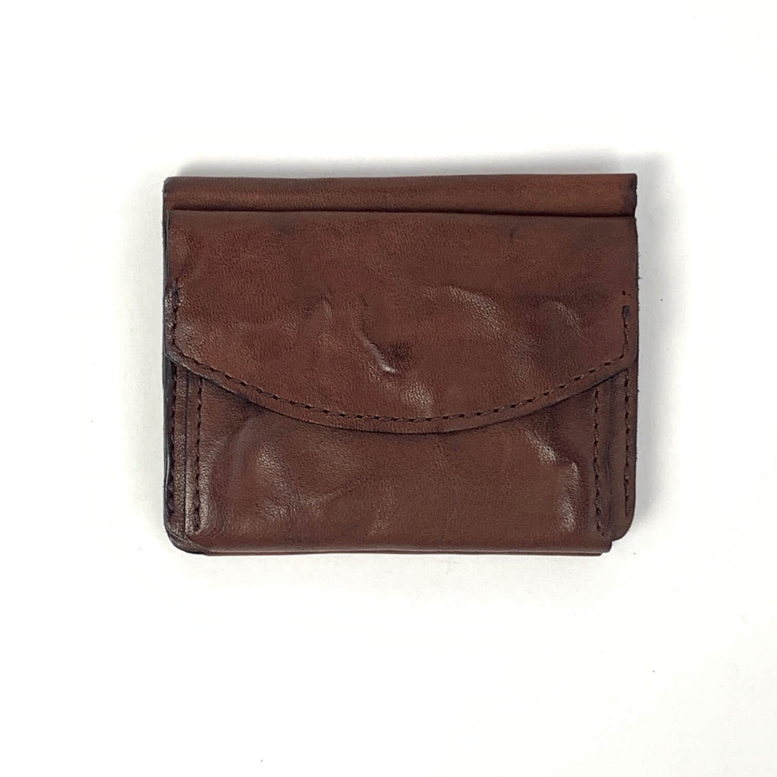 annak ハンドウォッシュコンパクト2つ折り財布 ダークブラウン